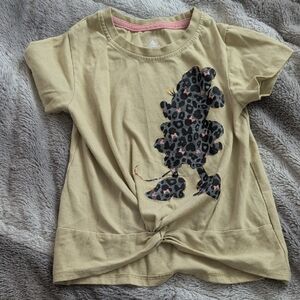 Disney Beige/Pale Olive and Black Graphic T-Shirt